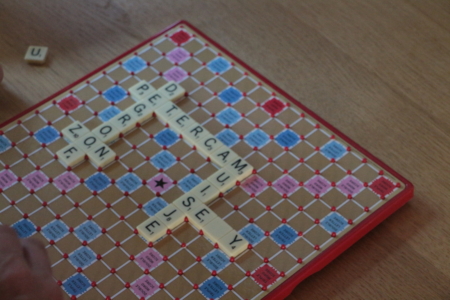 jeu de Scrabble utilisé lors du Team Tracker