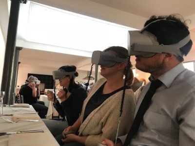 deelnemers aan virtuele realiteit